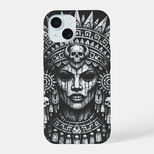 Sacerdotisa Coroada com Caveira — por BurnsInHell (Verso)
