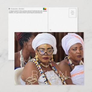 Sacerdotisa do Vodu, Ouidah, Benim Cartão Postal d
