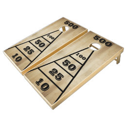 Saco de Bean Numerado Rústico Pinho Alvo Conjunto 