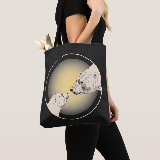Saco de Compras de Arte Ursa Arte Tote Bag Willife (Close Up)