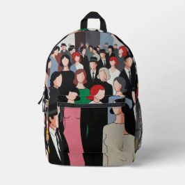 Saco de Corte e Costura de Arte de Multidão Modern