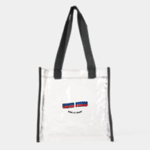 Saco de Estádio Transparente 3D Retro Personalizad