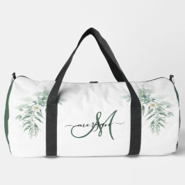 Saco de Ginásio Personalizado com Folhagem Verde