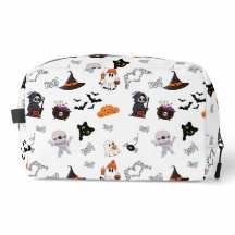 Saco de Toiletria do Halloween com magia Impressão