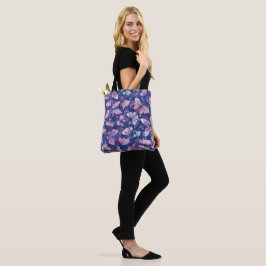 Saco de Tote All-Over-Impressão, padrão de borbole