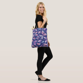 Saco de Tote All-Over-Impressão, padrão de borbole