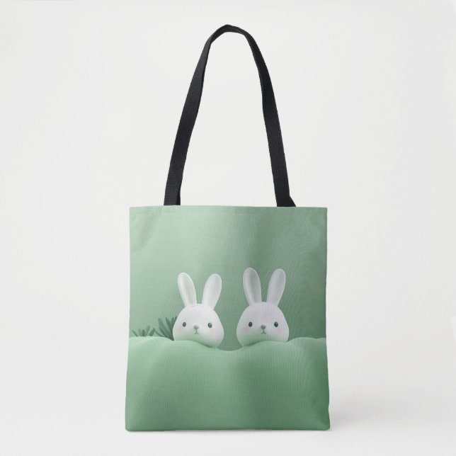 Saco de Tote Cony Verde (Frente)