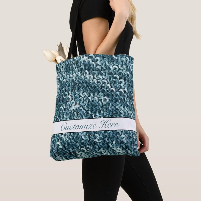 Saco de Tote Crochet Yarn (Close Up)