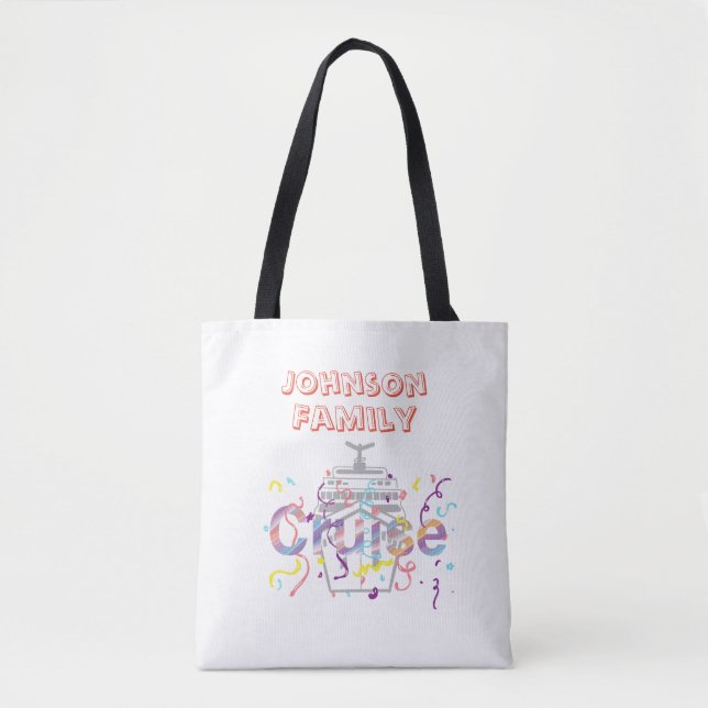 Saco de Tote Cruise Personalizável (Frente)