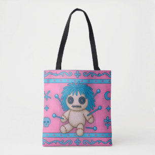 Saco de Tote da Boneca Voodoo Rosa
