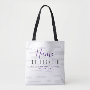 Saco de Tote da Bridesmaid - HAMbyWG