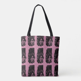Saco de Tote da Câmera TLR de Ilustração Vintage