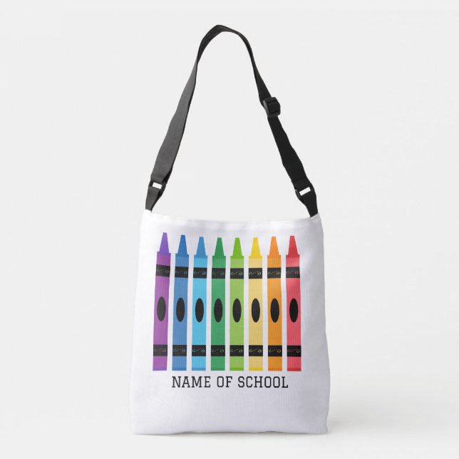 Saco de Tote da Escola Elementar Personalizada (Verso)