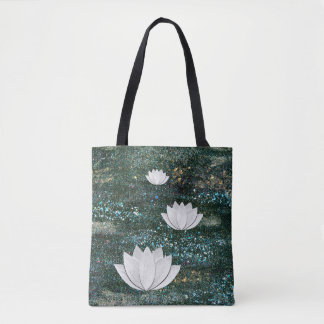 Saco de Tote da Galáxia do Flor Lotus