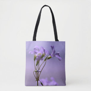 Saco de Tote das Flores Roxas