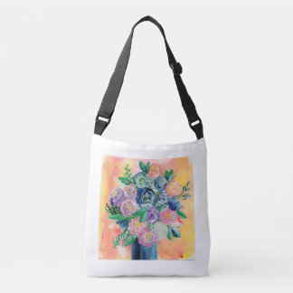 saco de tote de arte floral