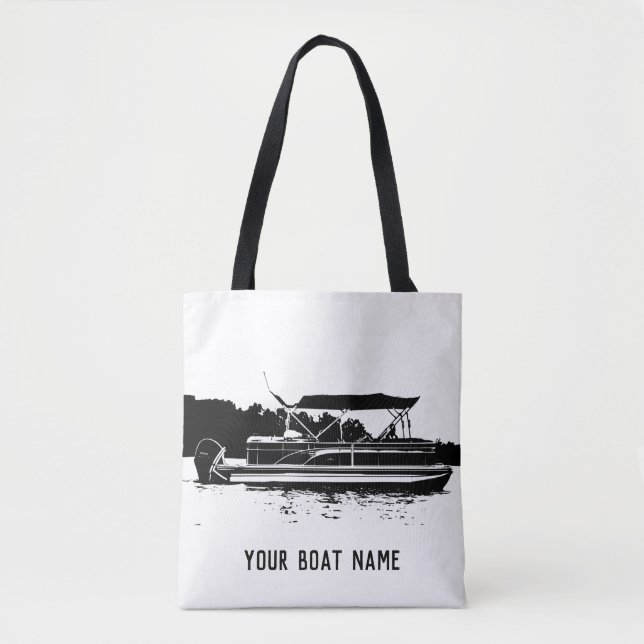 Saco de Tote de Barco Personalizado (Frente)