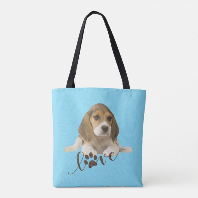 Saco de tote de beagle (Verso)