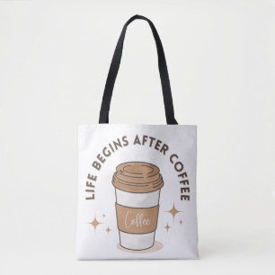 Saco de Tote de Café artesanal