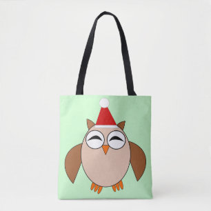 Saco de Tote de Coruja de Natal