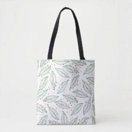 Saco de Tote de Folha Verde