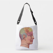 Saco de Tote de Ilustração do Cérebro de Enfermeir