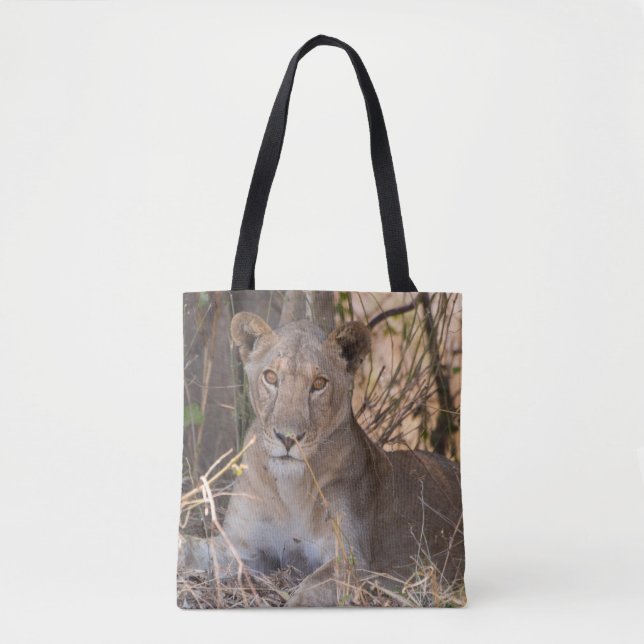Saco de Tote de Leão Feminino (Frente)