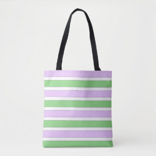 Saco de Tote de Lilac e Liras Verdes