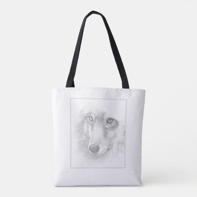 Saco de tote de lobo (Verso)