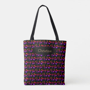 Saco de Tote de Música de Ombre Personalizado (Es
