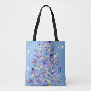 Saco de Tote de Natal com Linda Árvore de Natal