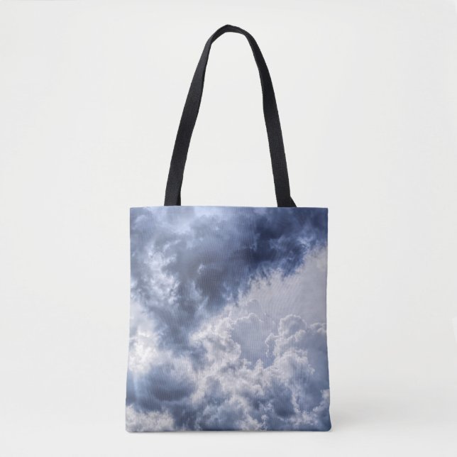 saco de tote de nuvens tempestuosas (Frente)