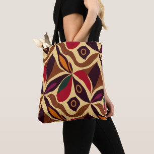 Saco de tote de padrão africano