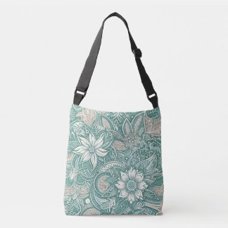 Saco de Tote de Paisley Verde Claro