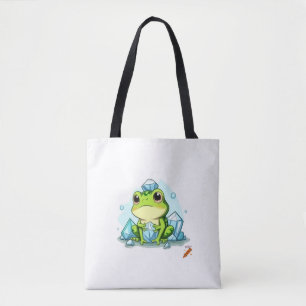 "Saco de Tote de Sapo Cristal: Sapo Bonito Seguran