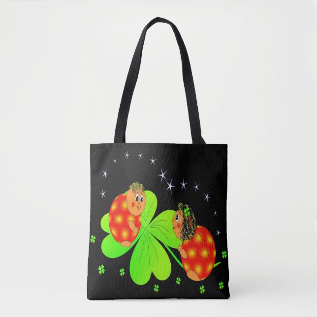 Saco de Tote de Shamrock de Ladybird (Frente)