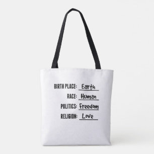 SACO DE TOTE DE TERRA DE NASCIMENTO
