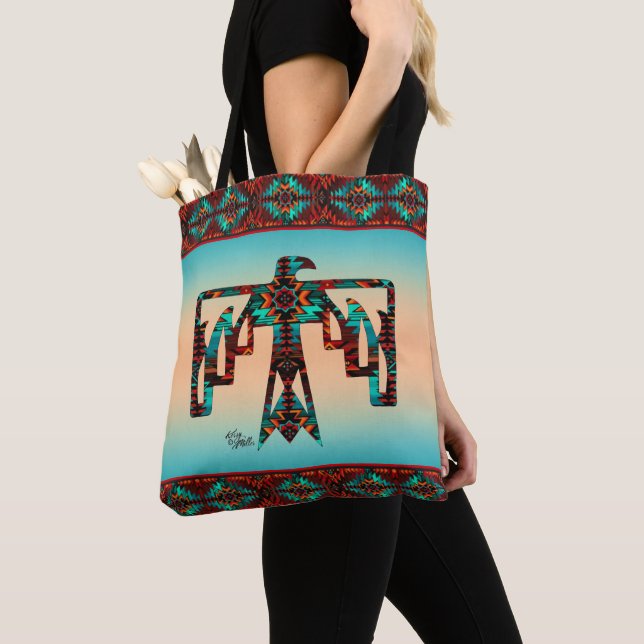 Saco de Tote de Thunderbird Tribal (Close Up)