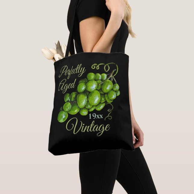 Saco de Tote de Uvas (Close Up)