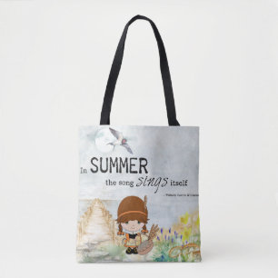 Saco de Tote de Verão para Garota Bonita