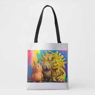 Saco de Tote do Halloween OddFriends - Monstro Cin