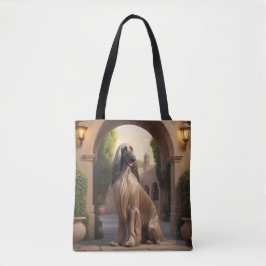 Saco de Tote Elegante de Hound Afegão