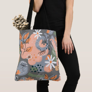 Saco de Tote Floral