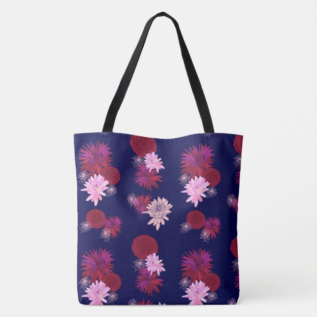 Saco de tote floral (Verso)