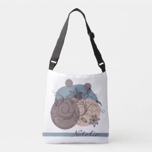 Saco de Tote Floral Floral Mole Minimalista