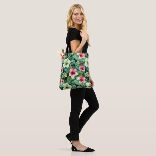 Saco de Tote Floral Tropical