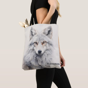 Saco de Tote Fox Personalizado   Presente Inspirad