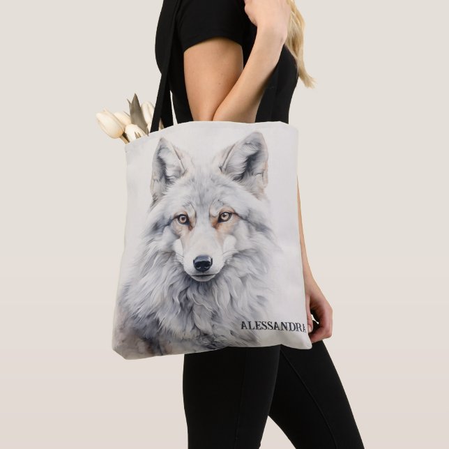 Saco de Tote Fox Personalizado | Presente Inspirad (Close Up)
