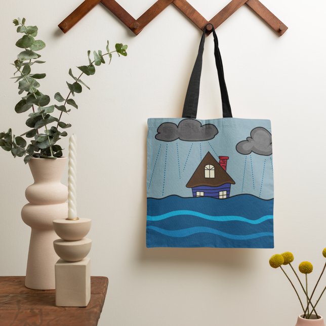 Saco de Tote House Inundado (Criador carregado)