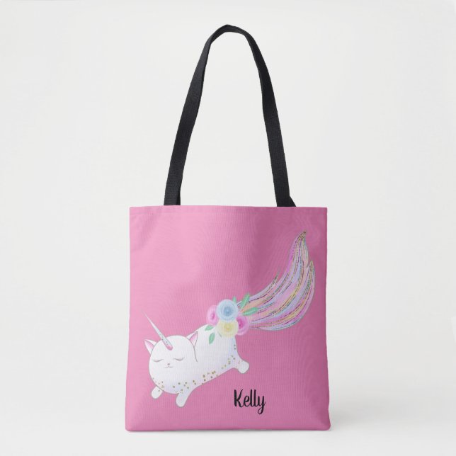 Saco de Tote Monograma de Caticorn (Frente)